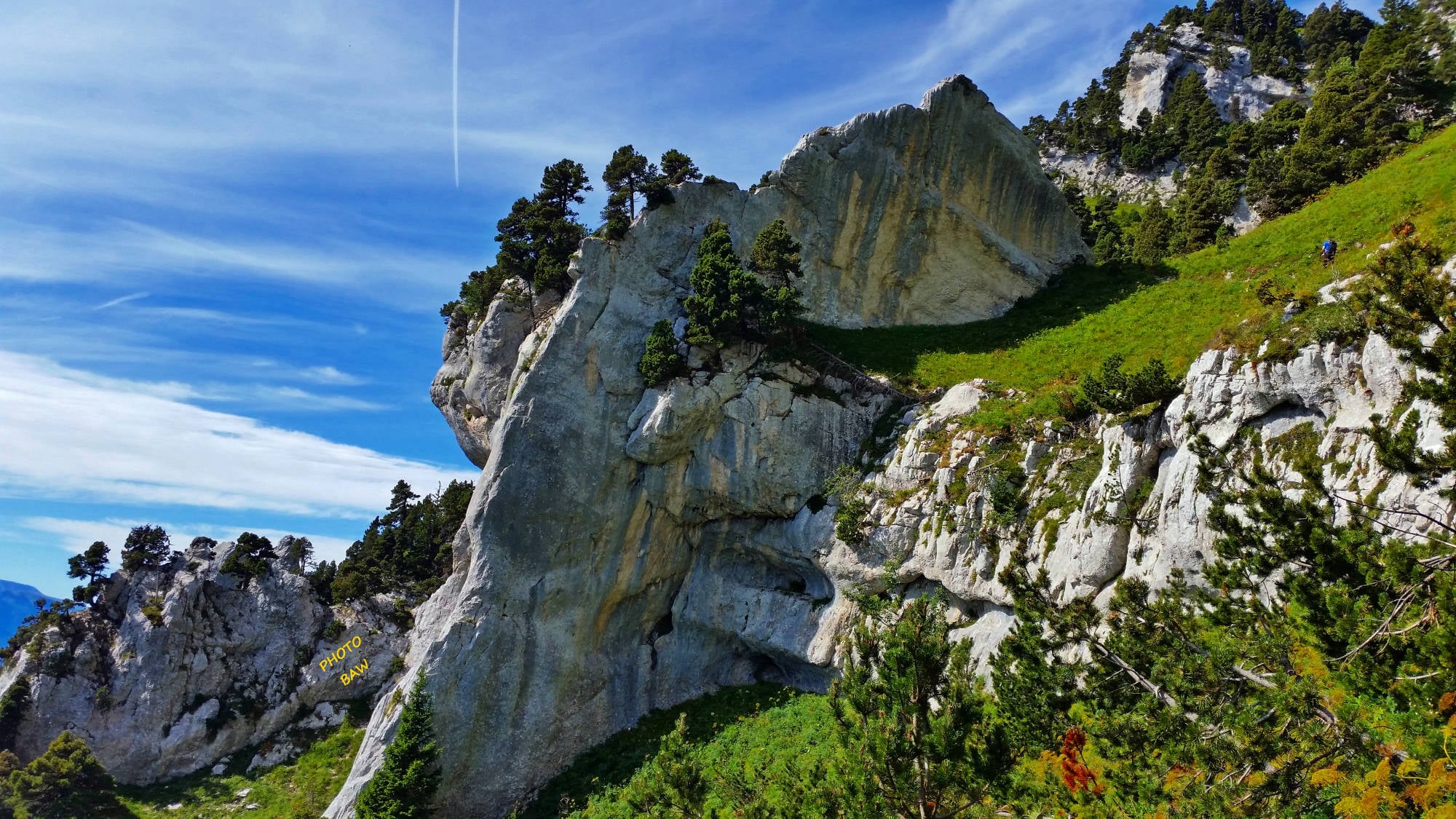 La tour percée ou tour isabelle massif de la Chartreuse