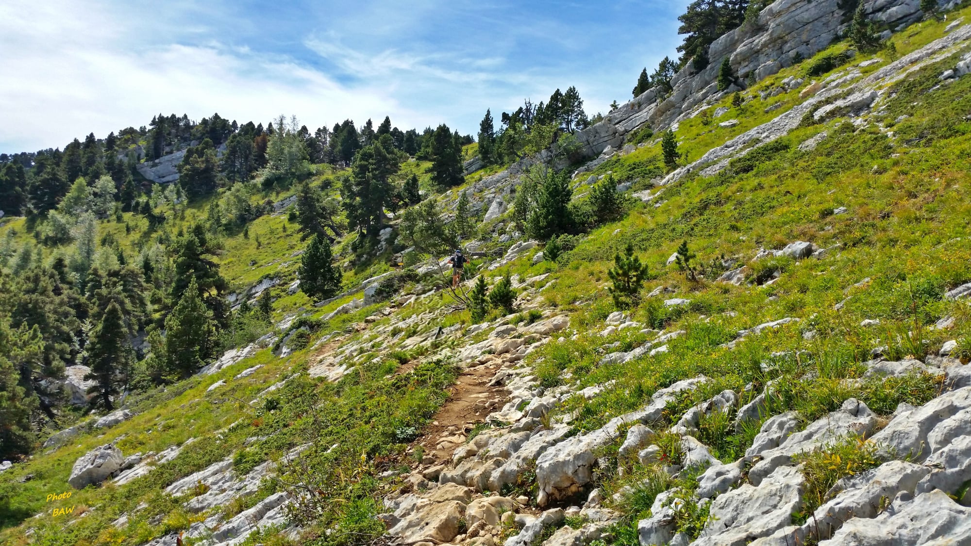 randonnée dans le  massif de la Chartreuse au Mont Granier  N
