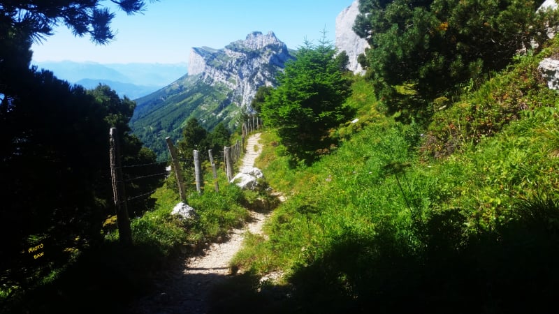 randonnée au passage de l'Aulp du Seuil  massif de la Chartreuse