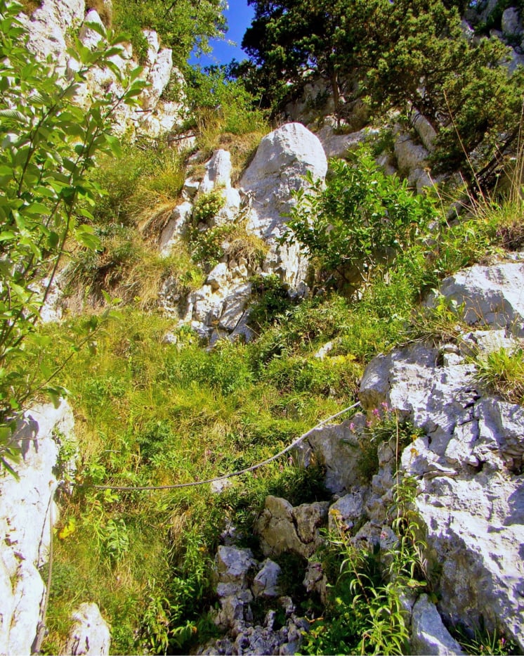 randonnée dans le  massif de la Chartreuse au Mont Granier  Pas des Barres 5