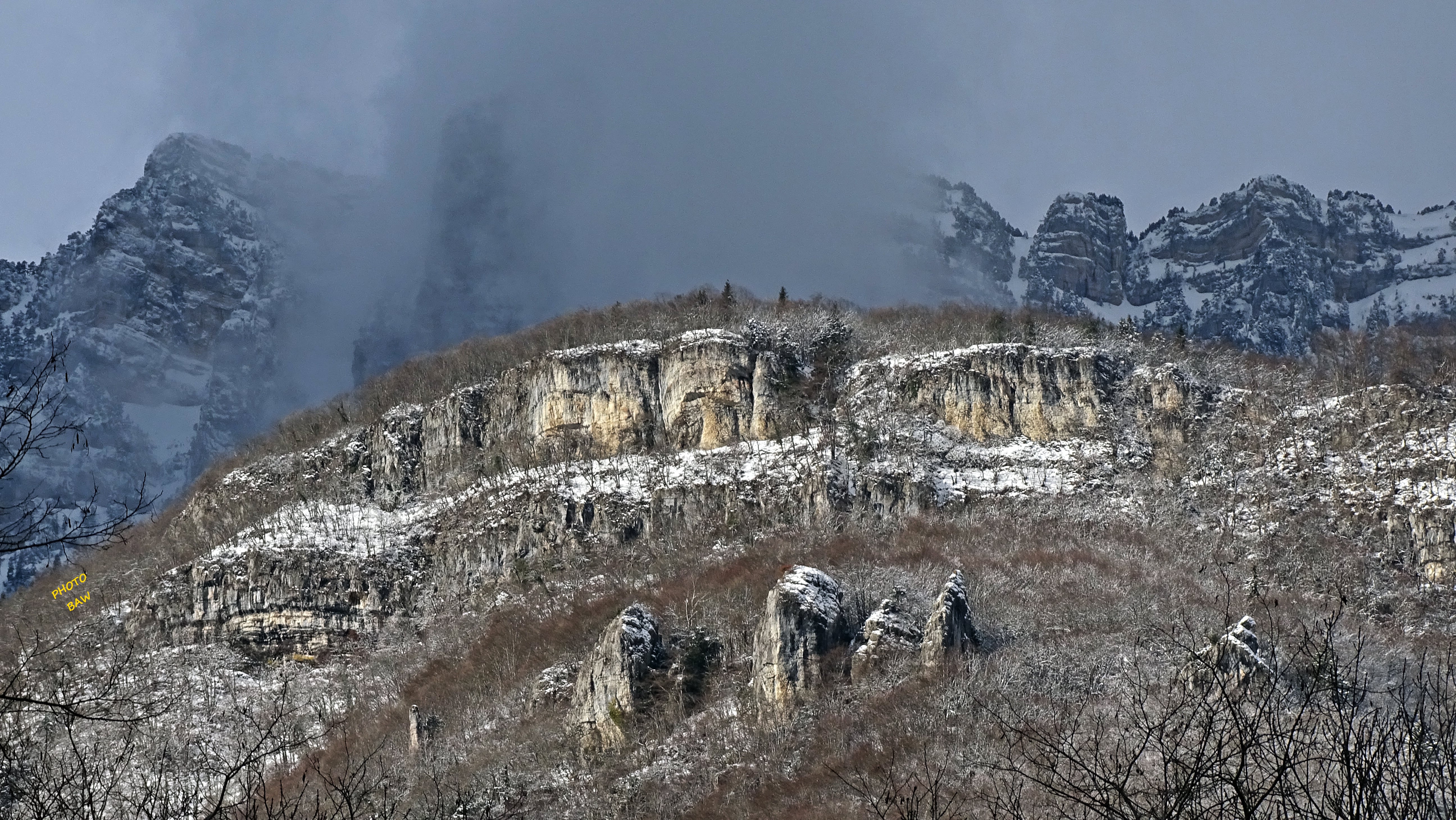 randonnée  à la Pierre Aiguille du Touvet massif de la Chartreuse